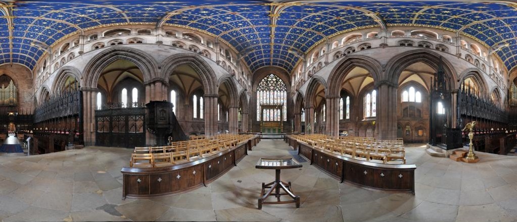 Carlisle Cathedral, The Lake District, Cumbria, Engeland