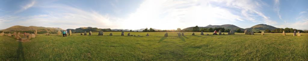 Castlerigg Stone Circle, The Lake District, Cumbria, Engeland